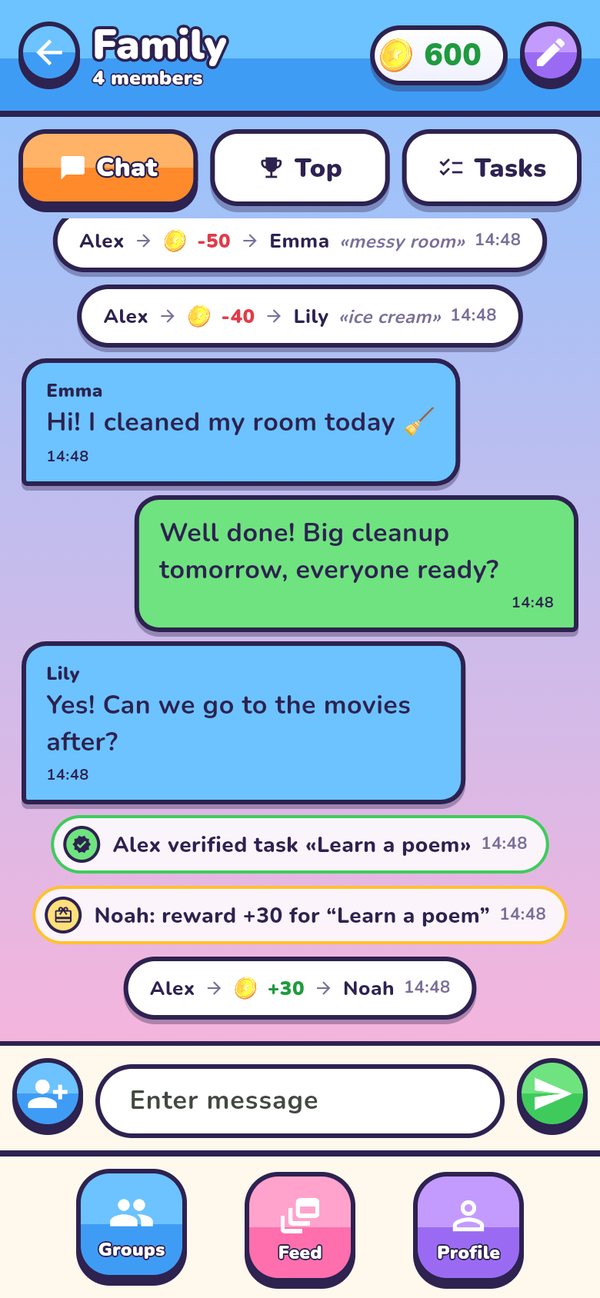 Family group chat